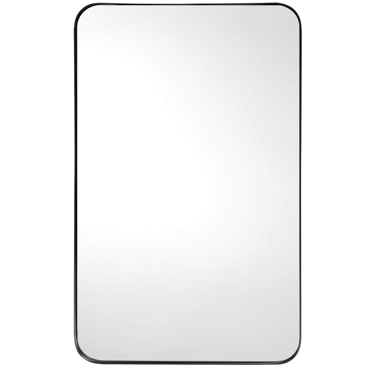 Miroir mural de salle de bain Tangkula 20x32 pouces, miroir mural rectangulaire